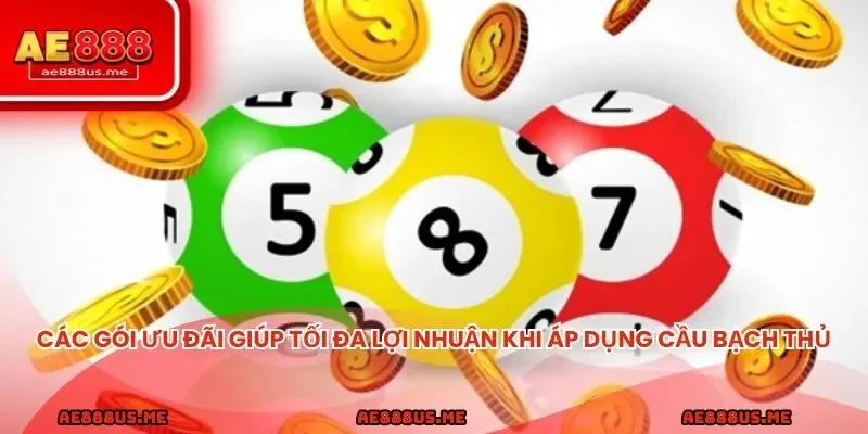 Các gói ưu đãi giúp người chơi tối đa lợi nhuận khi áp dụng cầu bạch thủ