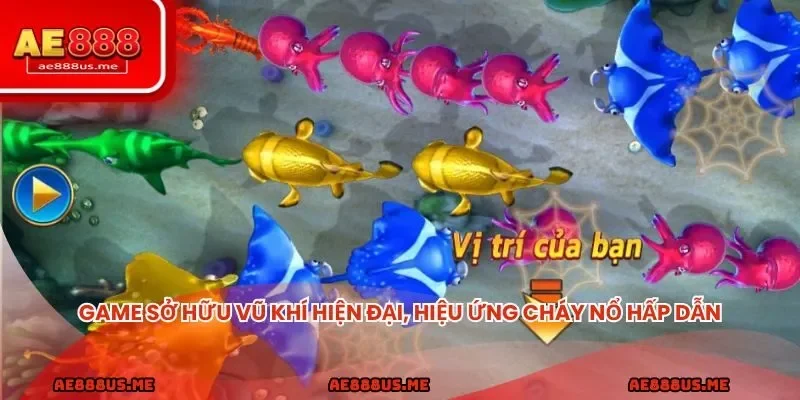 Game sở hữu vũ khí hiện đại, hiệu ứng cháy nổ chuẩn chiến trường