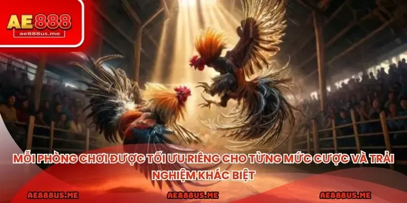 Mỗi phòng chơi được tối ưu riêng cho từng mức cược và trải nghiệm khác biệt